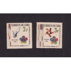 CUBA 1962 SERIE COMPLETA DE ESTAMPILLAS NUEVAS MINT